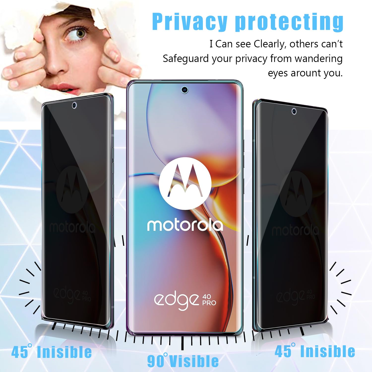 Amazon.com: Anbzsign [2 Pack for Motorola Edge (2023) Privacy